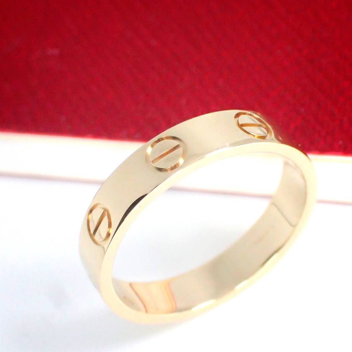 カルティエ Cartier K18YG ミニラブリング 49号 イエローゴールド