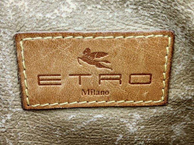 ETRO Etro peiz Lee PVC clutch bag /B6160F