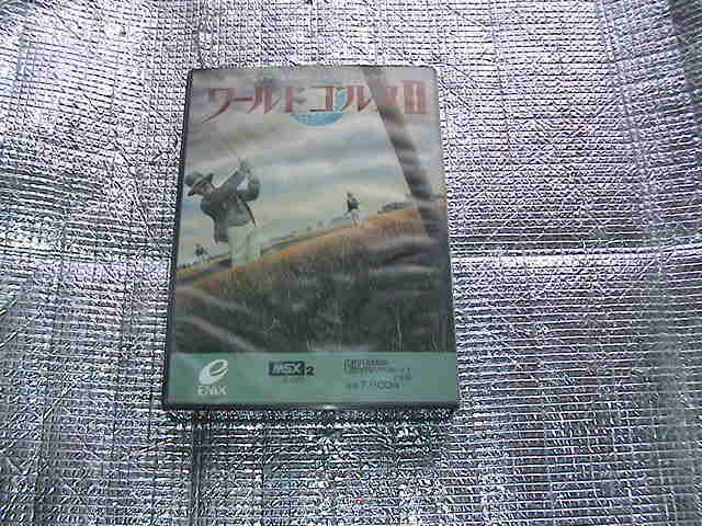 ◆即決◆MSX2 ワールドゴルフII(箱説あり)(ENIX)