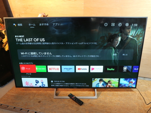 Yahoo!オークション - SONY/ソニー 大迫力 65V型 4K 液晶 テレビ B...