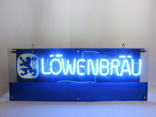 反物 浴衣 LOWENBRAU レーベンブロイ ネオンサイン ネオン管 ドイツ