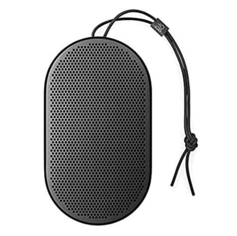 希少色　美品　送料込　Bang & Olufsen ワイヤレスポータブルスピーカー BeoPlay P2 通話対応/小型/軽量　Bluetooth speaker ブラック黒