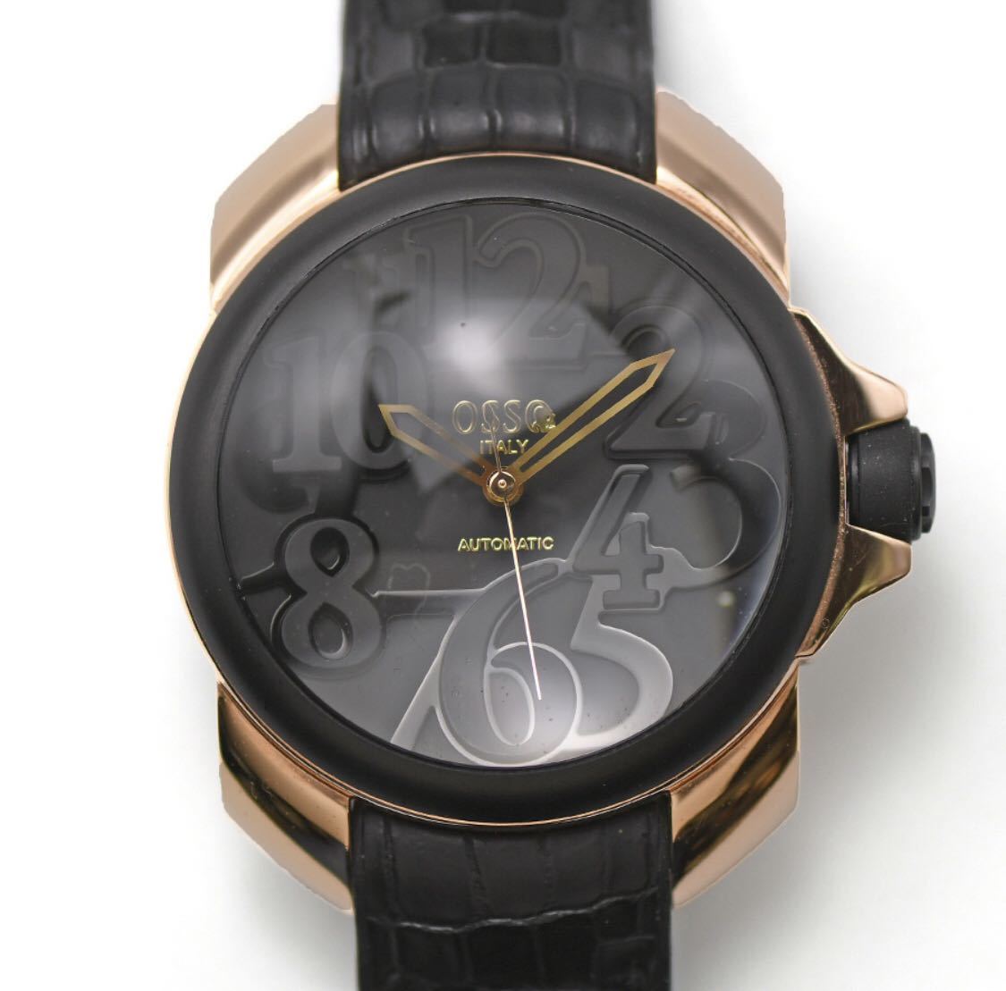 OSSO ITALY オッソ イタリィ Vigoroso ヴィゴローソ オートマティック PK01 自動巻 メンズ 紳士用 男性用 腕時計 中古　美品_画像2