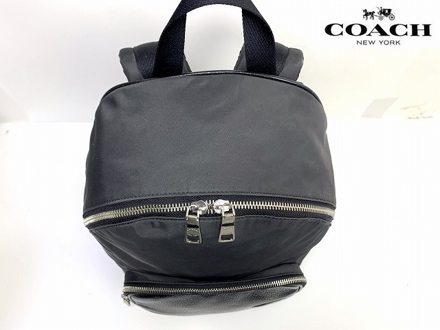 極美品 送料無料 完売モデル コーチ COACH ナイロン レザー 極美品 送料無料 完売モデル コーチ COACH ナイロン レザー