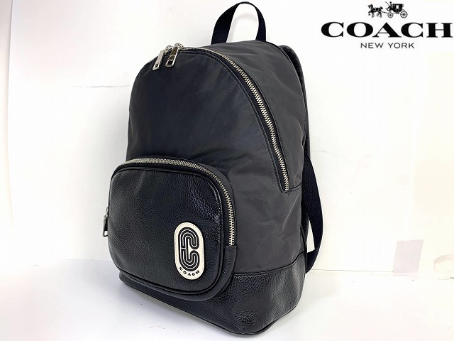 極美品 送料無料 完売モデル コーチ COACH ナイロン レザー 極美品 送料無料 完売モデル コーチ COACH ナイロン レザー