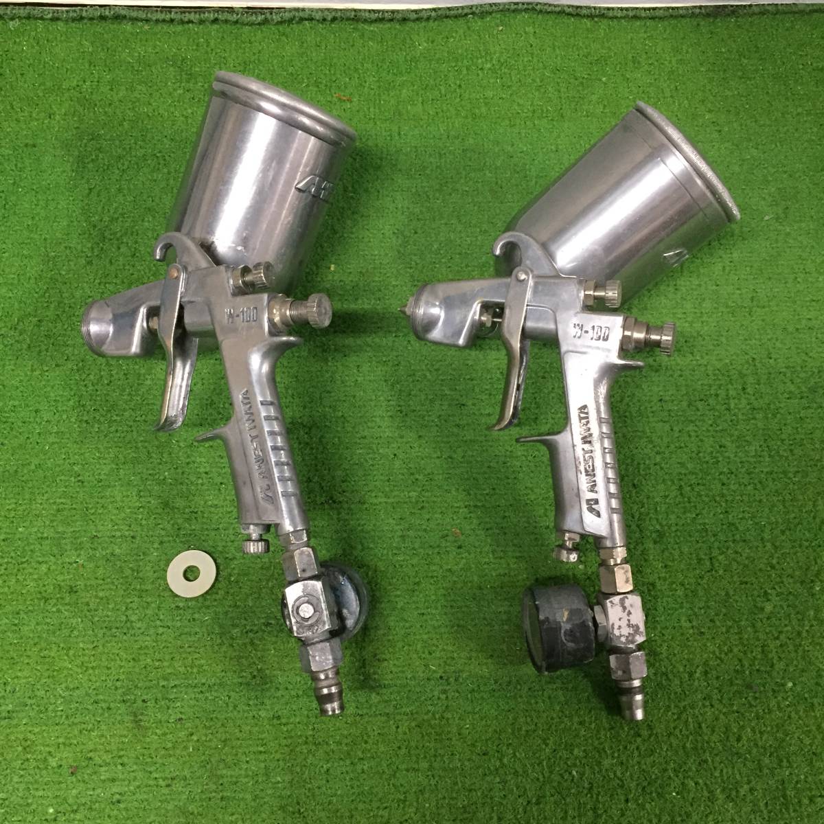ヤフオク! - 【ジャンク品】アネスト岩田 W-100 小型スプレーガン