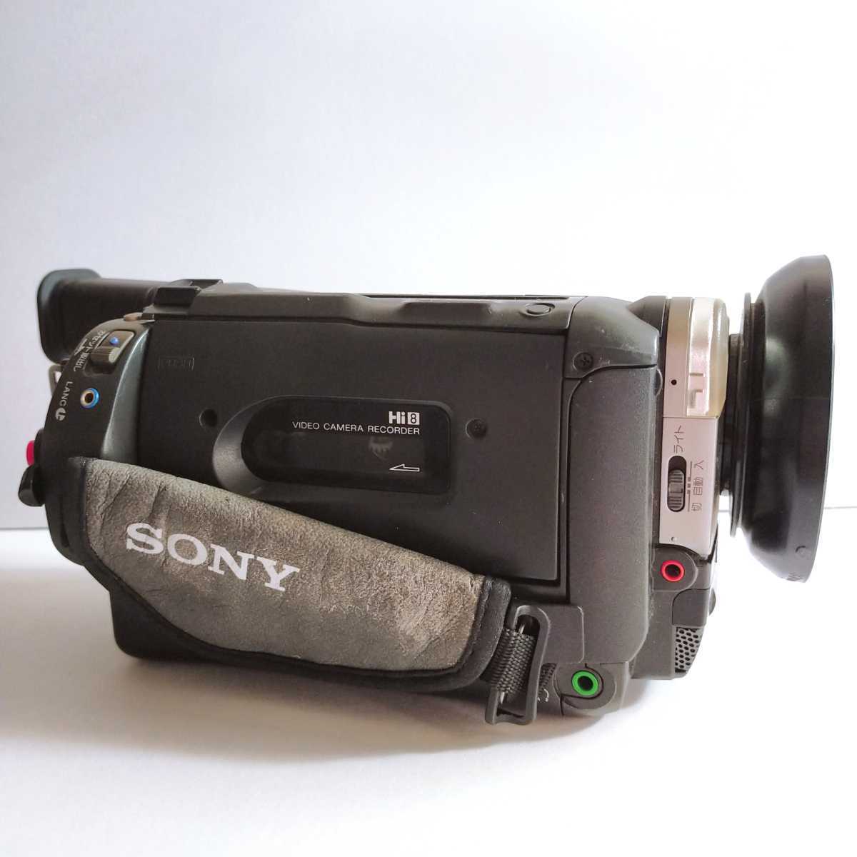 SONY ソニー ビデオカメラ CCD-TRV66　NTSC videoHi8 Handycam 8mmテープ ダビング デジタル化 8ミリ 思い出