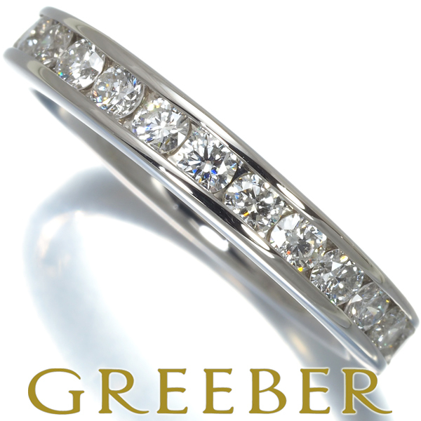 ダイヤ リング ダイヤモンド 0.70ct ハーフエタニティ レール