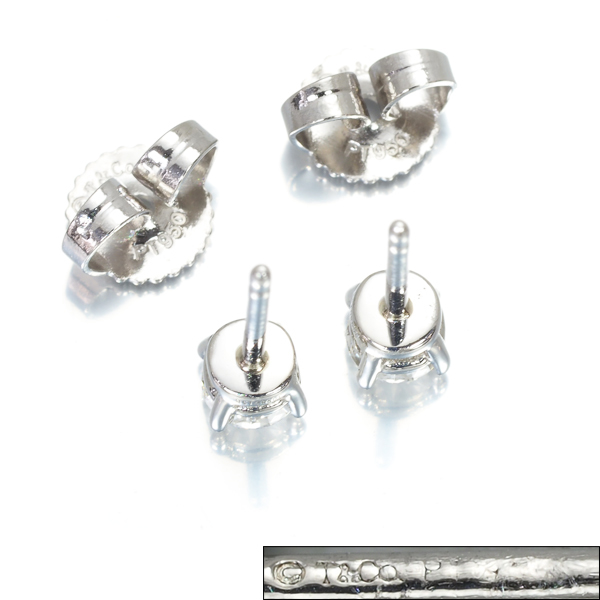 ティファニー ダイヤピアス ダイヤモンド 0.2ct/0.2ct程 ソリティア