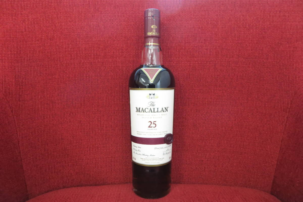 TheMACALLAN/マッカラン/25年/シェリーオーク /43％/700ml_画像4