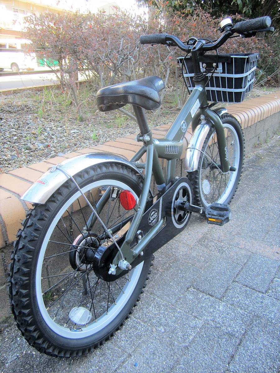 Jeep ジープ 子供用 自転車 18インチ カーキー キッズ 用バイク 名古屋 