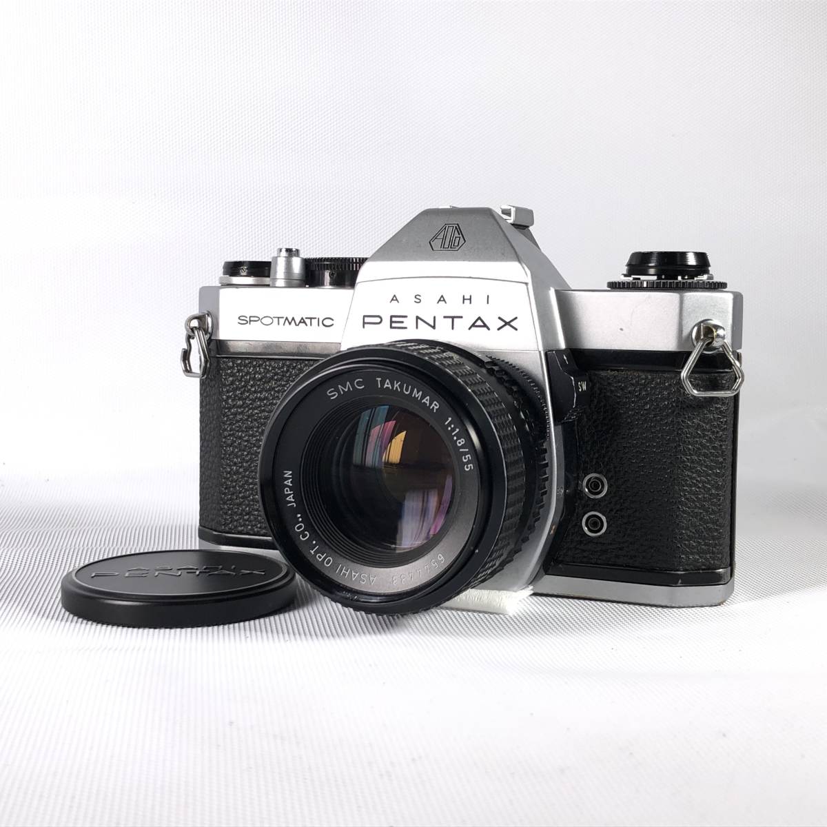 【整備済み】 ASAHI PENTAX SP II + SMC Takumar 55mm F1.8 ペンタックス フィルム 一眼レフ カメラ ヱOA4a