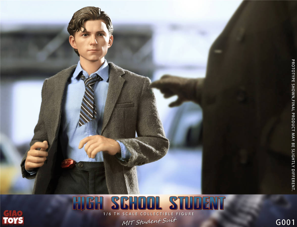 GIAO TOYS 1/6 America man . high school student unopened new goods G001 High School Students MIT inspection ) Spider-Man Avengers ma- bell 