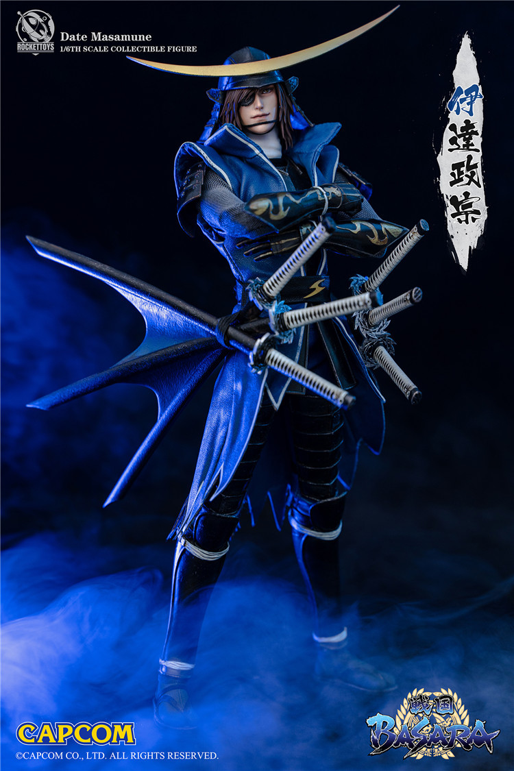 ROCKETTOYS 1/6 date .. Sengoku BASARA нераспечатанный новый товар ROC-001 action фигурка подлинный рисовое поле ..capcom осмотр ) hot игрушки Samurai Warriors 