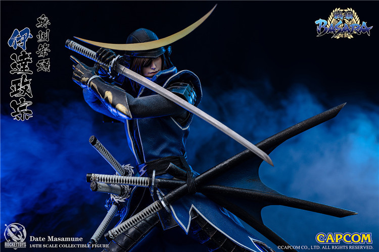 ROCKETTOYS 1/6 date .. Sengoku BASARA нераспечатанный новый товар ROC-001 action фигурка подлинный рисовое поле ..capcom осмотр ) hot игрушки Samurai Warriors 