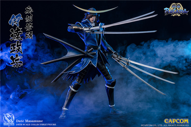 ROCKETTOYS 1/6 date .. Sengoku BASARA нераспечатанный новый товар ROC-001 action фигурка подлинный рисовое поле ..capcom осмотр ) hot игрушки Samurai Warriors 