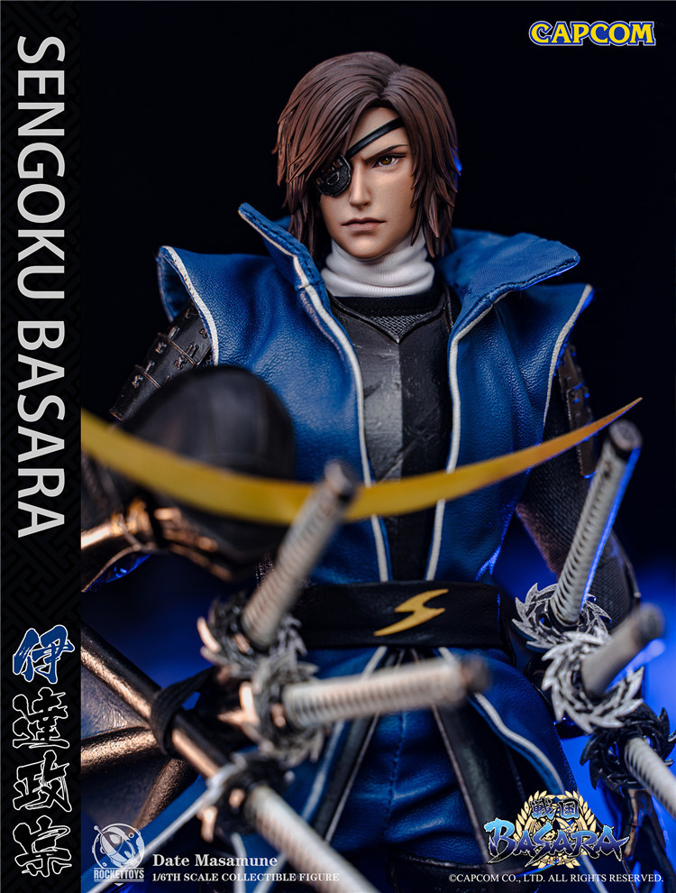 ROCKETTOYS 1/6 伊達政宗 戦国BASARA 未開封新品 ROC-001 アクションフィギュア 真田幸村 capcom 検） ホットトイズ 戦国 無双