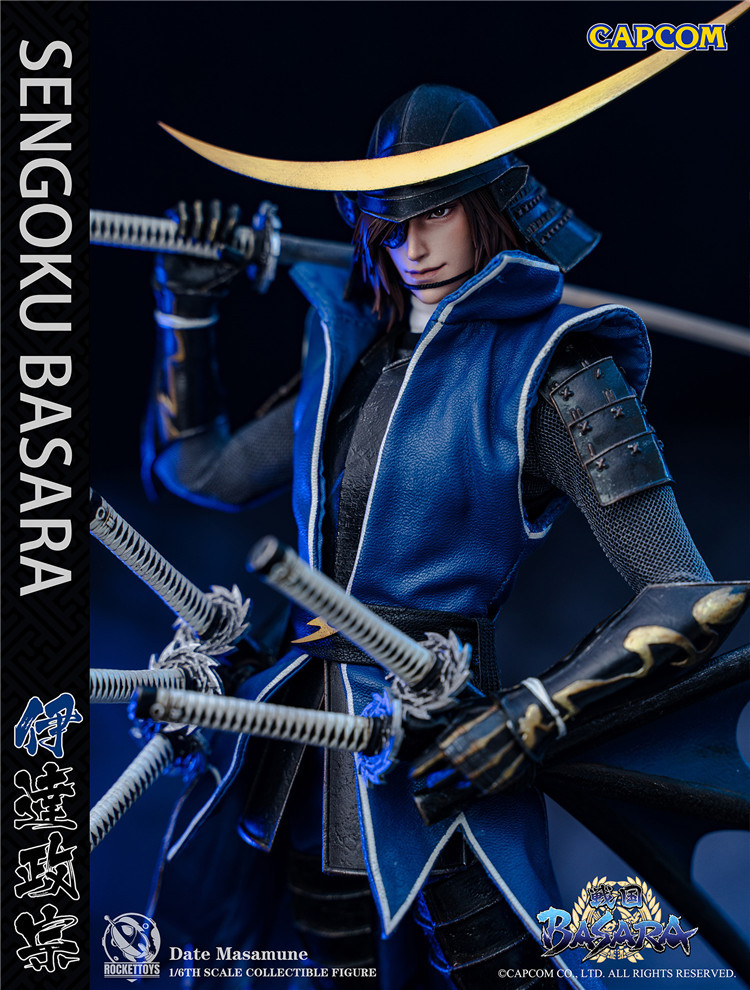 ROCKETTOYS 1/6 date .. Sengoku BASARA нераспечатанный новый товар ROC-001 action фигурка подлинный рисовое поле ..capcom осмотр ) hot игрушки Samurai Warriors 