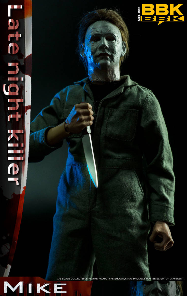 FLAGSET x BBK 1/6 殺し屋 マイク Late Night Killer MIKE 未開封新品 BBK009 フィギュア 検） ホットトイズ ブギーマン ハロウィン_画像1