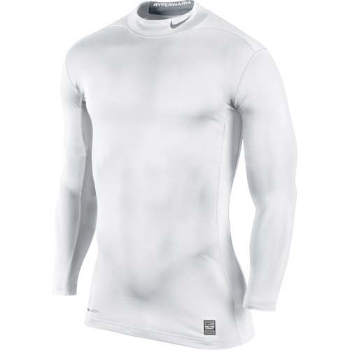  tag equipped XL size white store complete sale Nike NIKE PRO COMBAT hyper warm DRI-FIT compression mok2.0 long sleeve shirt protection against cold 