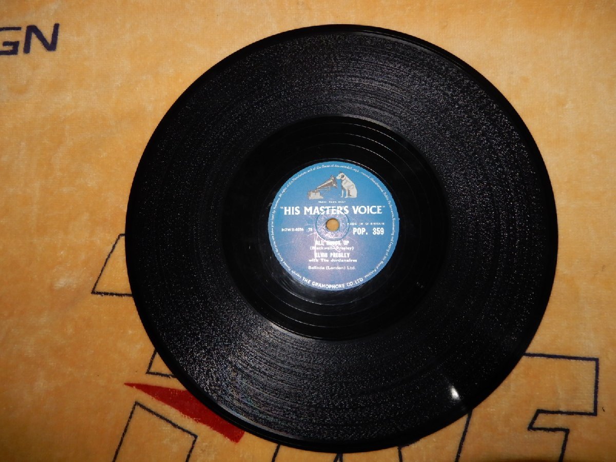 SP 78*ALL SHOOK UP*THAT\'S WHEN YOUR HEARTACHES BEGIN*ELVIS PRESLEY** L винт Press Lee *