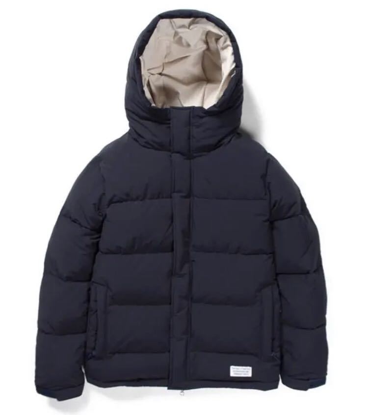 WACKO MARIA HOODED DOWN JACKET NAVY XL ワコマリア ダウンジャケット