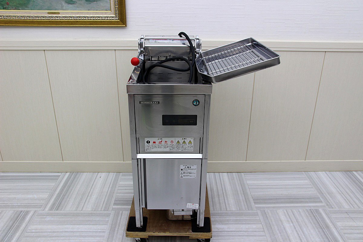 美品!ホシザキ星崎 電気フライヤー 1槽式 FL-15B 動力 三相200V