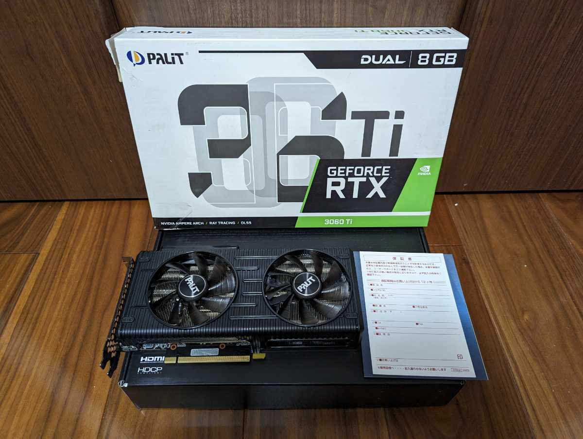 Yahoo!オークション - PALIT GEFORCE RTX 3060 Ti DUA...