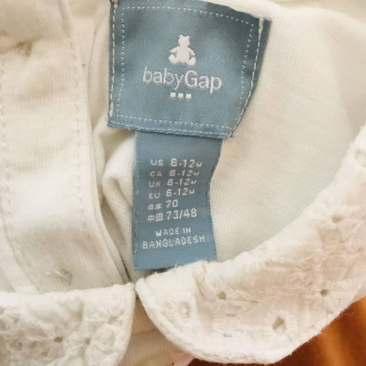 ロンパース 長袖　ベビー服 babyGAP 2点セット 70 6〜12M_画像9