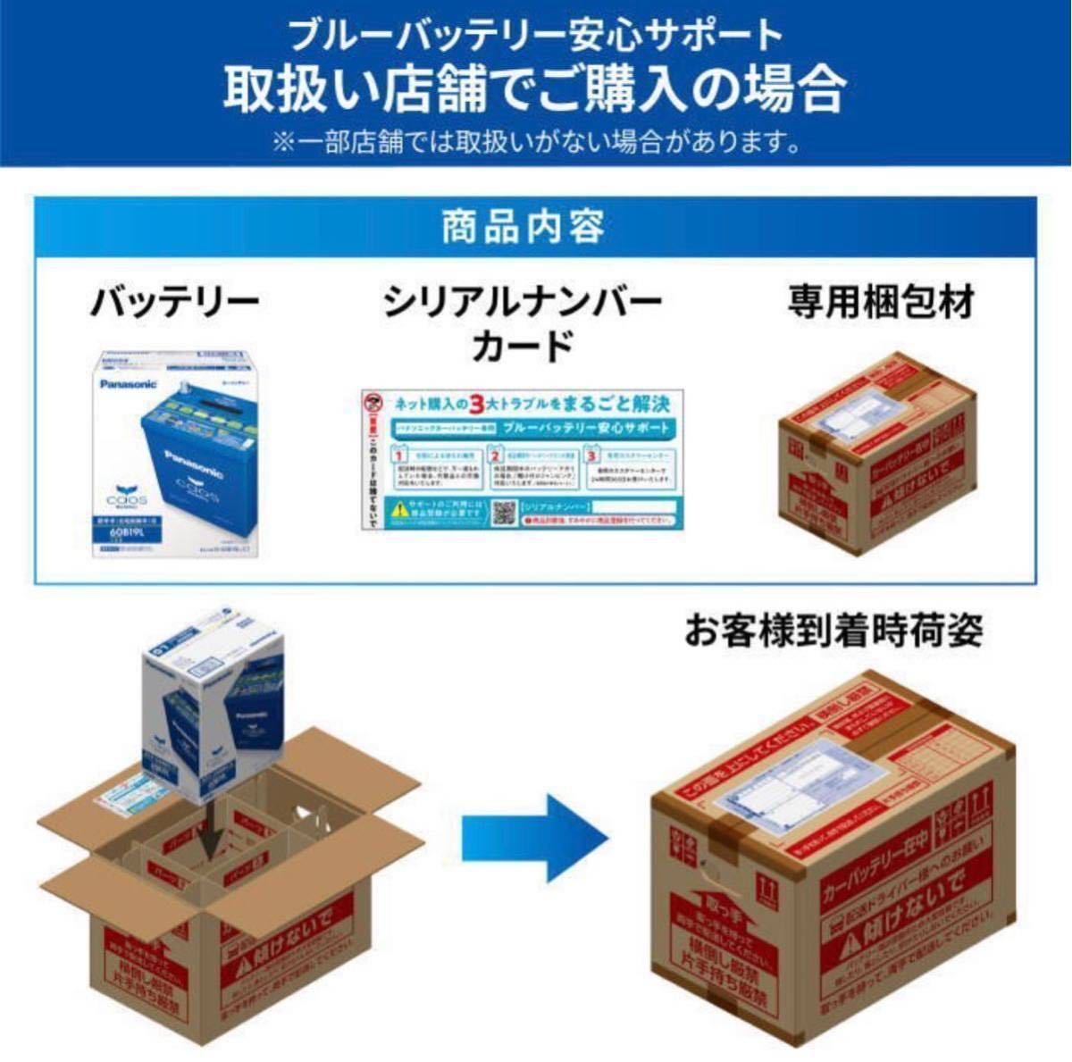 【新品未使用】2024年製 Panasonic CAOS パナソニック カオス 100D23L/C8 パルス満充電 廃棄カーバッテリー無料回収 アルファードなど_画像7