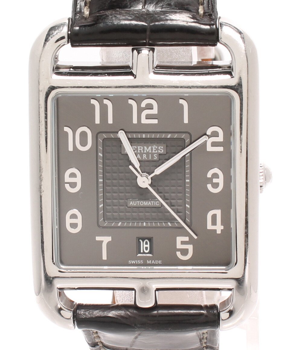 エルメス 腕時計 ケープコッド CD7.810 自動巻き シルバー メンズ