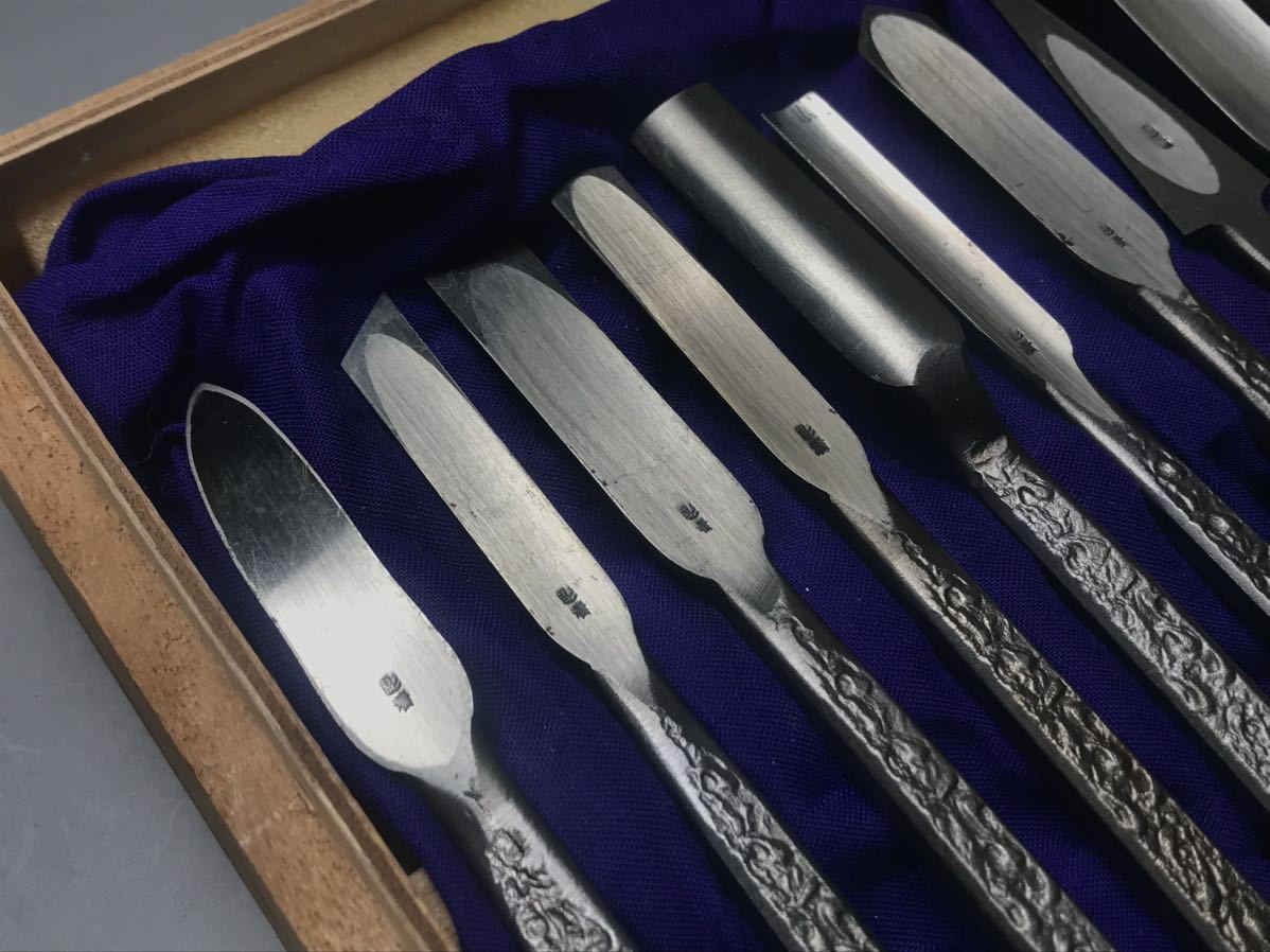 彫清 彫刻刀セット 25本 大工道具 鑿-