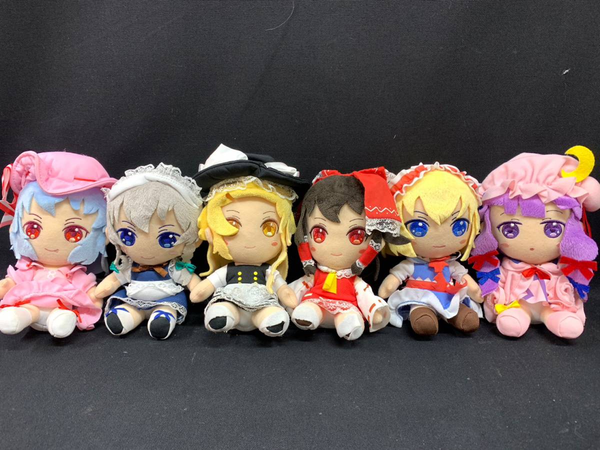 いもない 東方Project 上海アリス幻樂団 ぬいぐるみ 6体 霧雨魔理沙 博
