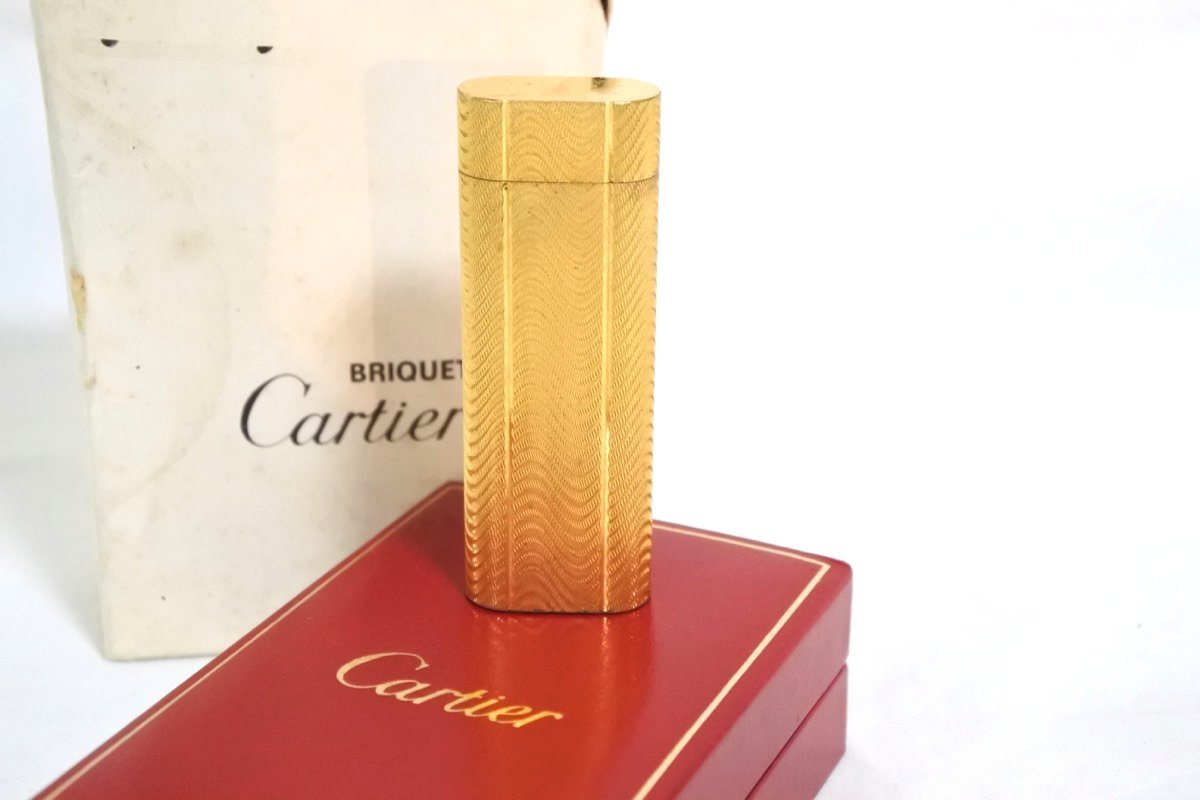 Cartier - 美品▽Cartier カルティエ オーバル 総柄 ローラー式 ガス