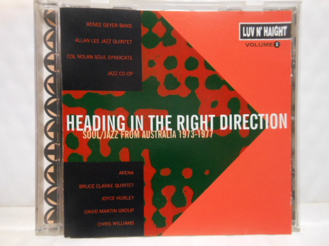 輸入盤　HEADING　IN　THE　RIGHT　DIRECTION　　SOUL/JAZZ　FROM　AUSTRALIA　1973-1977_画像1