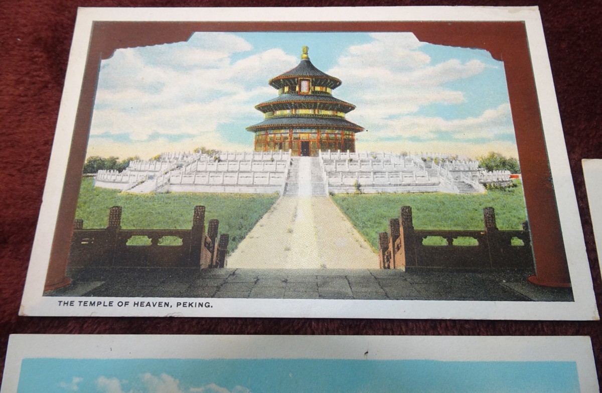 rarebookkyoto ｍ 満洲 帝国 北京風景名勝 英文 絵葉書  年 C.T
