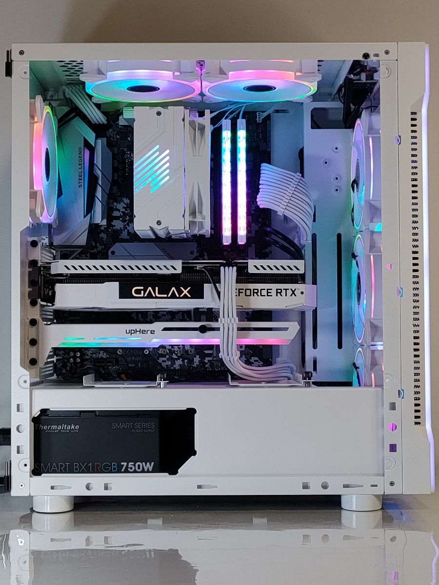 【ホワイトゲーミングPC】Ryzen7 5700x RTX3060ti