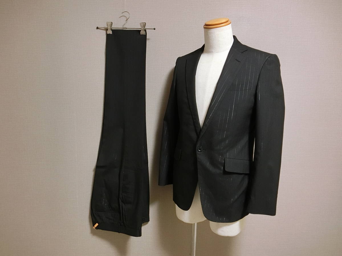 最新発見 美品 SUIT SELECT スーツセレクト フォーマル 1釦 シングル