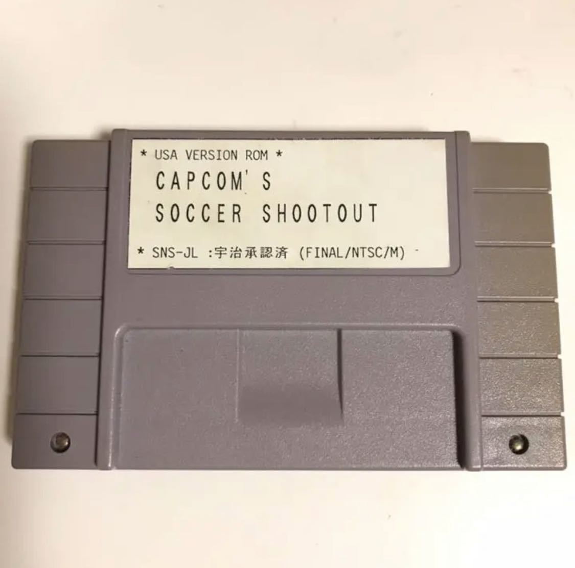サンプル ゲームソフト スーパーファミコン 海外版 サッカーシュート