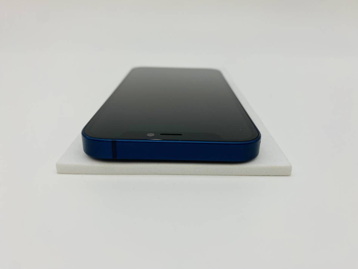 iPhone 12 mini 256GB ブルー/シムフリー/新品バッテリー100%/極薄