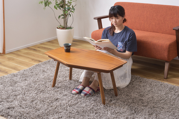 東谷 こたつテーブル ライトブラウン W80×D50×H36.5 KT-213 炬燵 東谷 こたつテーブル ライトブラウン W80×D50×H36.5 KT-213 炬燵