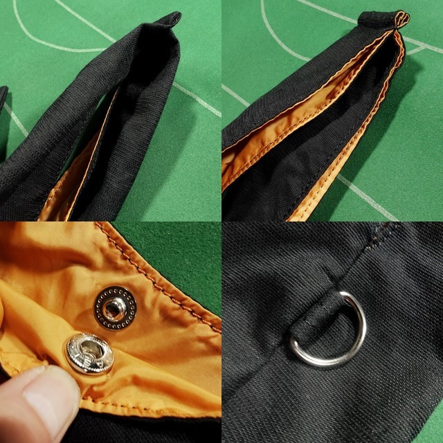 * Porter BAGGER nylon oks material folding eko-bag GMS BAG black / orange beautiful goods!!!*