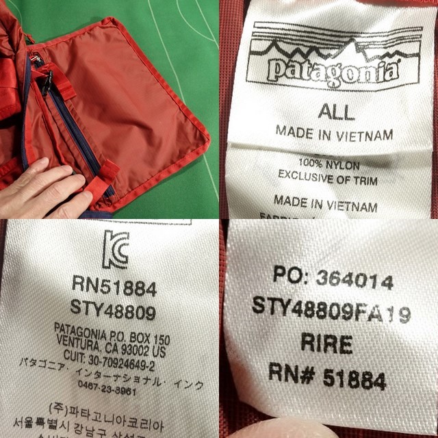 美品 patagonia 旧 ライトウェイトトラベルトート SP11 ブラック 美品 patagonia 旧 ライトウェイトトラベルトート SP11 ブラック