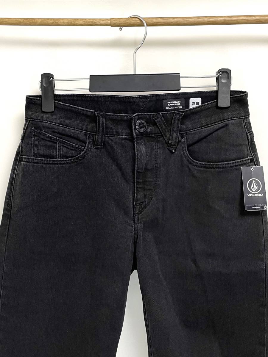 VOLCOM ボルコム A1932102INK③ メンズ 32インチ デニムパンツ ジーパン DenimPants テーパード ブラック色 ヴォルコム 新品 即決 送料無料_画像4