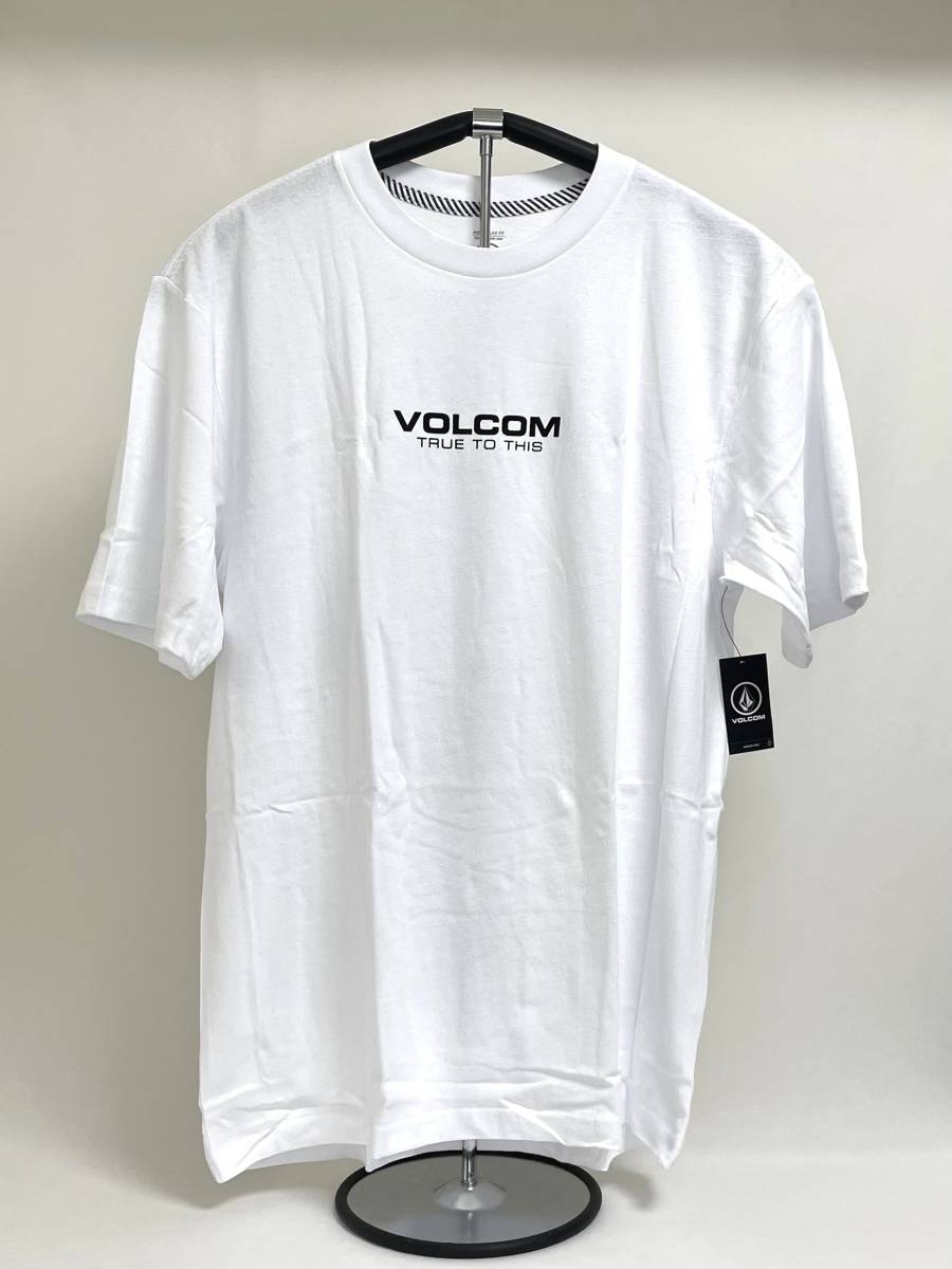 VOLCOM ボルコム AF512301WHT① メンズ XXL キングサイズ（3L） 半袖Tシャツ ロゴティー LogoTee ホワイト色 ヴォルコム 新品即決 送料無(wú)料