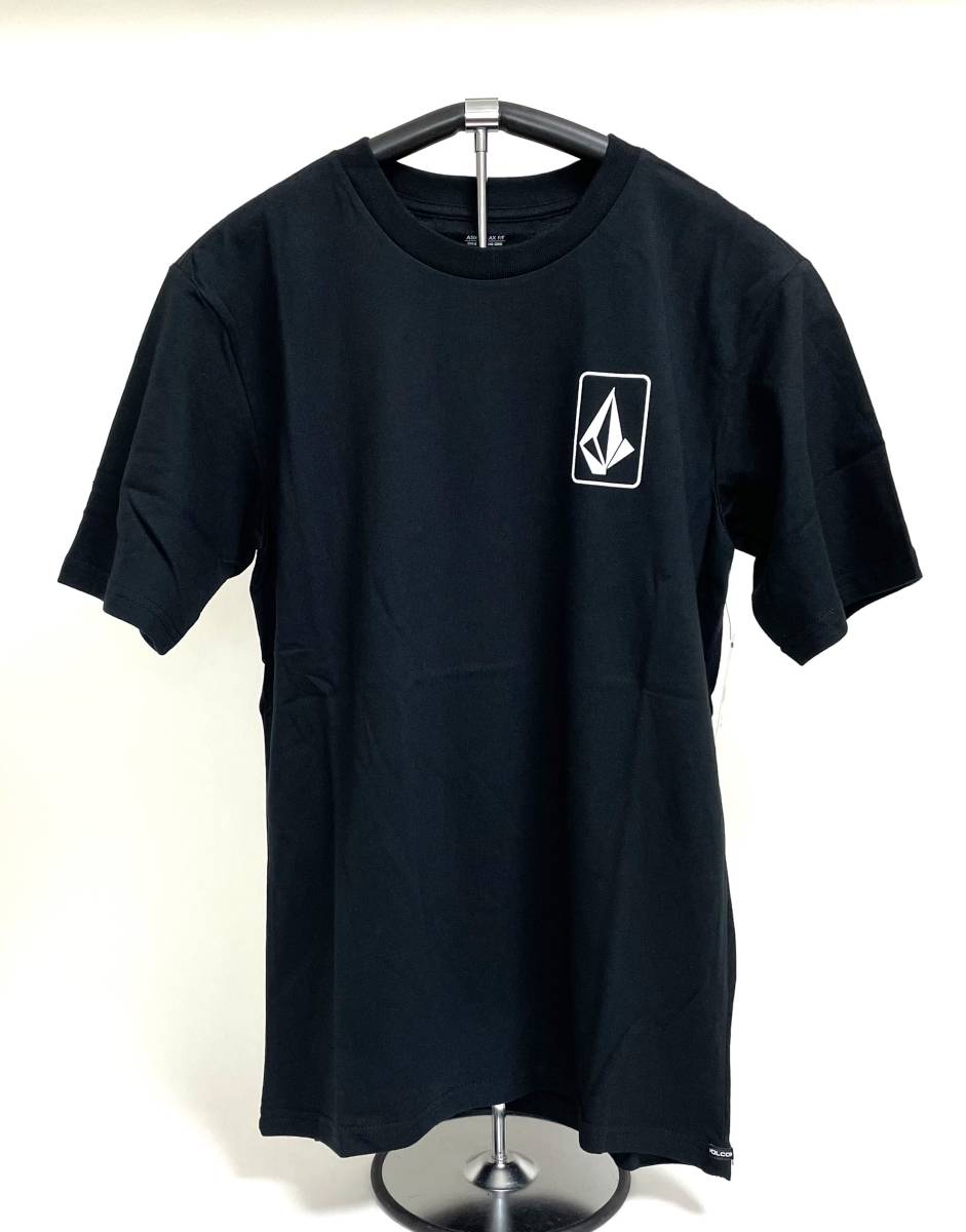 VOLCOM ボルコム AF542200BLK① メンズ XLサイズ 半袖Tシャツ ブラック色 ロゴティー バックプリント Logo ヴォルコム 新品 即決 送料無料_画像1