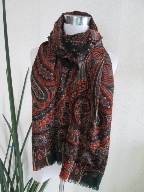  Etro cashmere large size stole 