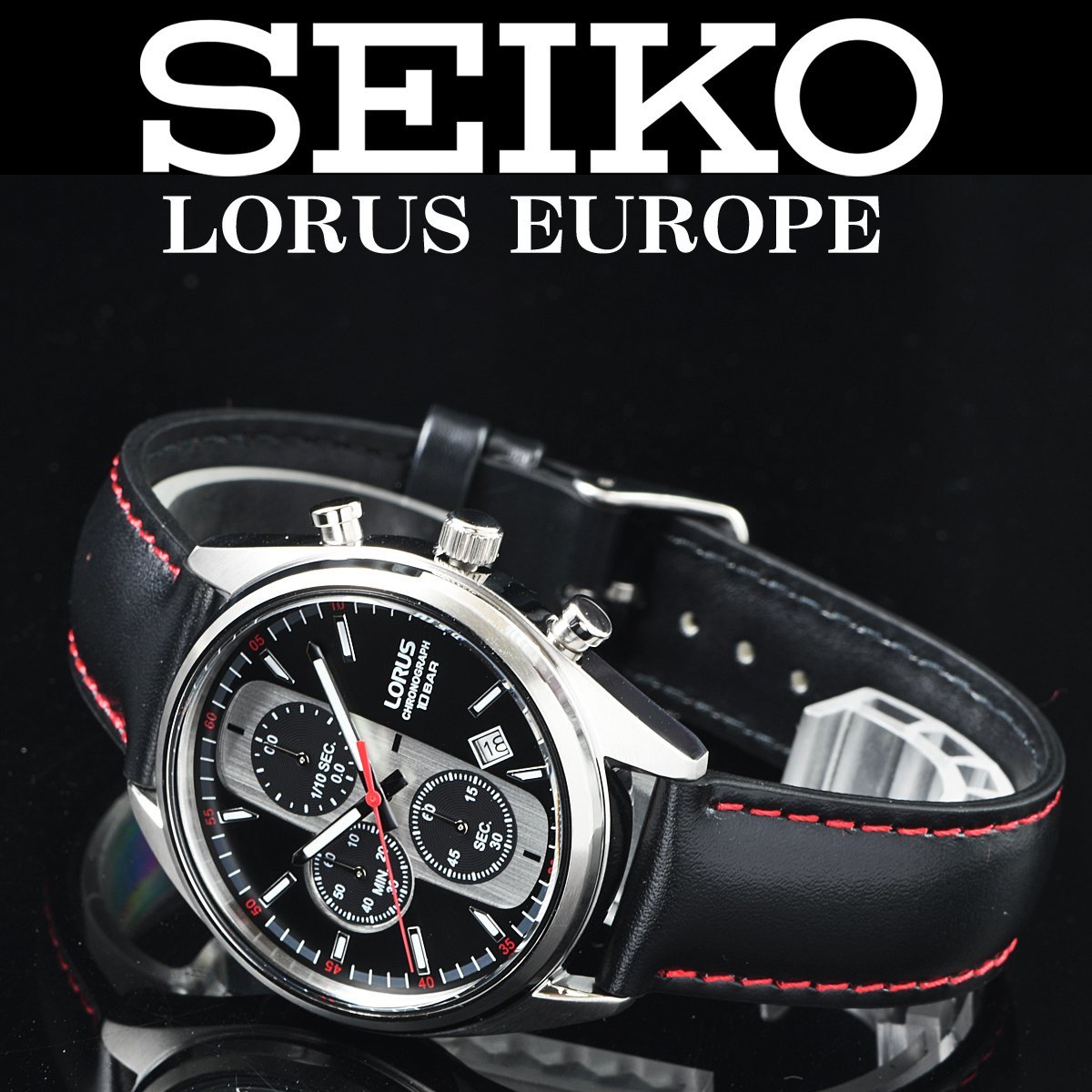 直販特別価格 SEIKO セイコー クロノグラフ 100M防水 メンズ腕時計