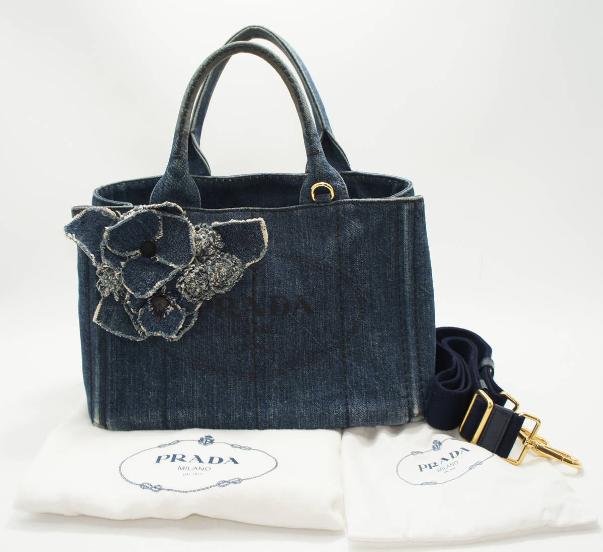 希少】PRADA プラダ 2way カナパ ショルダーバッグ ミニトート