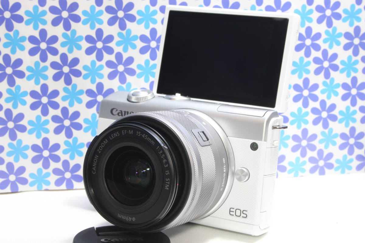 極上美品☆展示品☆Canon EOS M200☆Wi-Fi機能搭載☆手ぶれ補正 - 通販